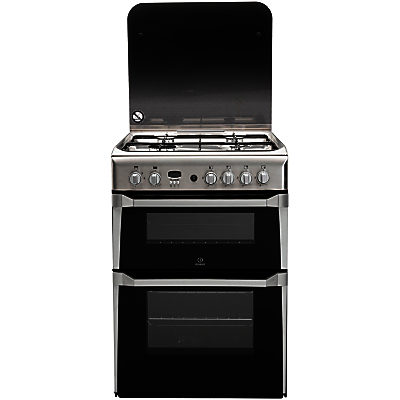 Indesit ID60G2X Gas Cooker, Stainless Steel